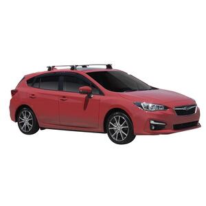 Prorack Black 2 Bar Aero Through Bar kit to suit Subaru Impreza 5dr Hatch (2017 - Current)