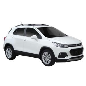 Prorack Silver 2 Bar Aero Rail Bar kit to suit Holden Trax 5dr SUV (2013 - 2020)