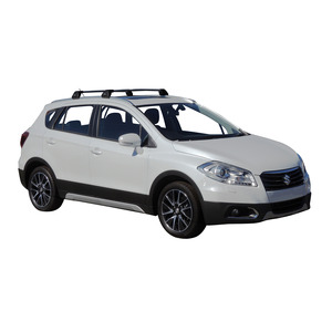 Prorack Silver 2 Bar Aero Flush Bar kit to suit Suzuki S-Cross 5dr SUV (2013 - 5/2021)