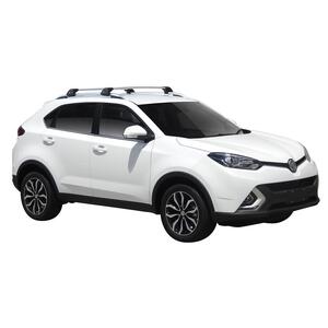 Prorack Silver 2 Bar Aero Flush Bar kit to suit MG GS 5dr SUV (2/2017 - Current)