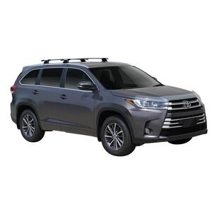 Prorack Black 2 Bar Aero Through Bar kit to suit Toyota Highlander GXL/Limited 5dr SUV (2014 - 5/2021)