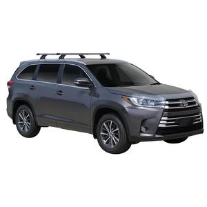 Prorack Black 2 Bar Heavy Duty Through Bar kit to suit Toyota Highlander GXL/Limited 5dr SUV (2014 - 5/2021)