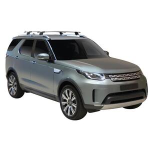 Prorack Silver 2 Bar Aero Through Bar kit to suit Land Rover Discovery 5 5dr SUV (2017 - Current)