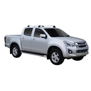 Prorack Black 2 Bar Aero Flush Bar kit to suit Isuzu D-Max LS-U/LS-M Crew Cab 4dr Ute (2012 - 9/2020)