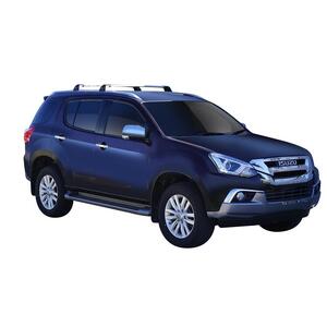 Prorack Black 2 Bar Aero Flush Bar kit to suit Isuzu MU-X 5dr SUV (5/2017 - 7/2021)