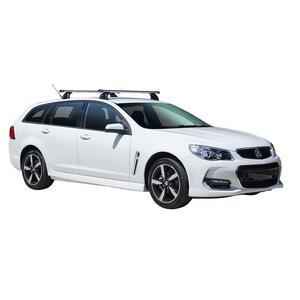 Prorack Silver 2 Bar Heavy Duty Through Bar kit to suit Holden Commodore VF II 5dr Wagon (4/2017 - 2018)