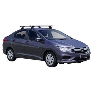 Prorack Black 2 Bar Heavy Duty Through Bar kit to suit Honda City 4dr Sedan (5/2017 - Current)