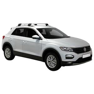 Prorack Black 2 Bar Aero Flush Bar kit to suit Volkswagen T-Roc 5dr SUV (2020 - Current)