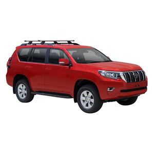 Prorack Black 2 Bar Heavy Duty Through Bar kit to suit Toyota Land Cruiser Prado 150 Series 5dr SUV (2009 - Current)
