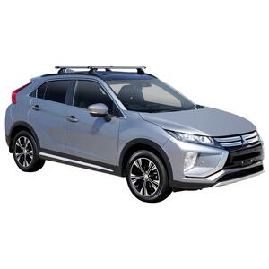 Prorack Silver 2 Bar Heavy Duty Through Bar kit to suit Mitsubishi Eclipse Cross 5dr SUV (2017 - Current)