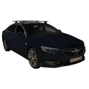 Prorack Silver 2 Bar Aero Through Bar kit to suit Holden Commodore 5dr Hatch (2018 - 2020)