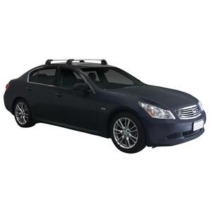 Prorack Black 2 Bar Aero Flush Bar kit to suit Nissan Skyline V36 4dr Sedan (2006 - 2014)