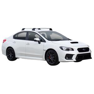 Prorack Silver 2 Bar Aero Flush Bar kit to suit Subaru WRX STI 4dr Sedan (2015 - 5/2022)