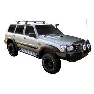 Prorack Black 2 Bar Heavy Duty Through Bar kit to suit Nissan Patrol GU 5dr SUV (1998 - 2010)