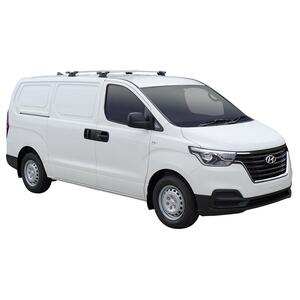 Prorack Black 2 Bar Aero Through Bar kit to suit Hyundai iLoad 5dr Van (2017 - 2021)