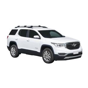 Prorack Silver 2 Bar Aero Flush Bar kit to suit Holden Acadia 5dr SUV (10/2018 - 2020)