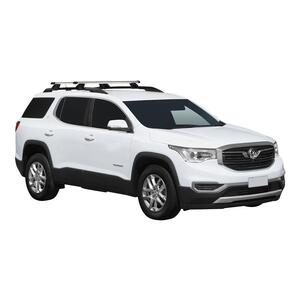 Prorack Silver 2 Bar Heavy Duty Through Bar kit to suit Holden Acadia 5dr SUV (10/2018 - 2020)