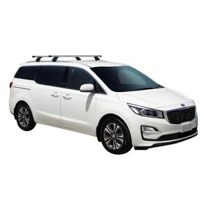 Prorack Black 2 Bar Heavy Duty Through Bar kit to suit Kia Carnival 5dr MPV (2015 - 1/2021)