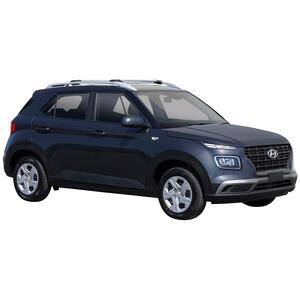 Prorack Silver 2 Bar Aero Rail Bar kit to suit Hyundai Venue 5dr SUV (2020 - Current)