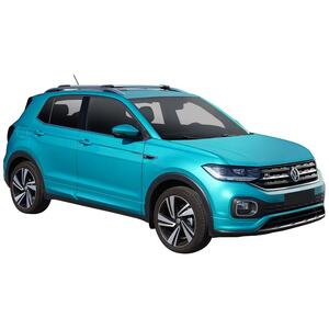 Prorack Silver 2 Bar Aero Rail Bar kit to suit Volkswagen T-Cross 5dr SUV (2018 - Current)