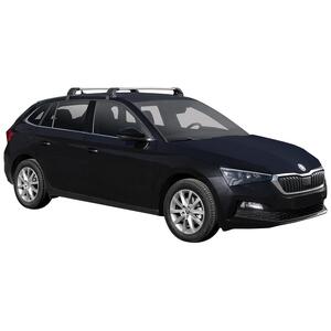 Prorack Black 2 Bar Aero Flush Bar kit to suit Skoda Scala 5dr Hatch (2019 - Current)