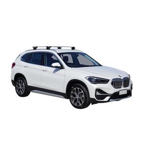 Prorack Silver 2 Bar Aero Through Bar kit to suit BMW X1 F48 5dr SUV (2016 - 10/2022)