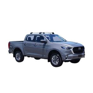 Prorack Silver 2 Bar Aero Flush Bar kit to suit Mazda BT-50 Dual Cab 4dr Ute (10/2020 - Current)