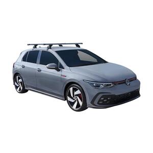 Prorack Black 2 Bar Heavy Duty Through Bar kit to suit Volkswagen Golf Mk8 5dr Hatch (2021 - Current)