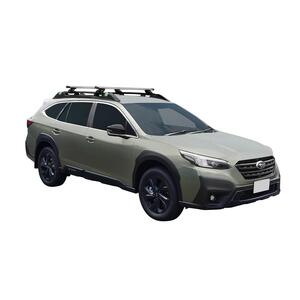 Prorack Black 2 Bar Heavy Duty Through Bar kit to suit Subaru Outback X 5dr Wagon (2021 - Current)