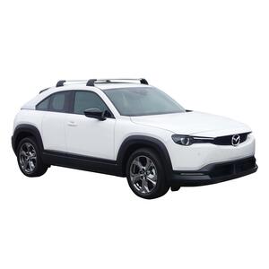 Prorack Silver 2 Bar Aero Flush Bar kit to suit Mazda MX-30 5dr SUV (3/2021 - Current)