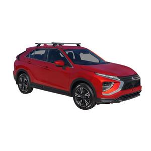 Prorack Black 2 Bar Heavy Duty Through Bar kit to suit Mitsubishi Eclipse Cross ES 5dr SUV (2021 - Current)