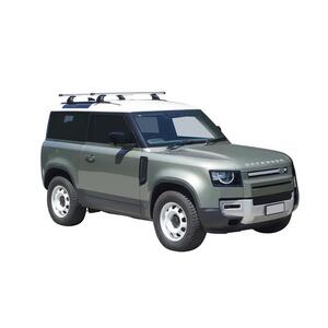 Prorack Black 2 Bar Heavy Duty Through Bar kit to suit Land Rover Defender 90 3dr SUV (8/2020 - Current)