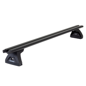 Yakima Black 2 Bar TrimHD Thru Bar Gutter Mount Crossbar Kit for Ford Transit 4dr Van (06/2001 - On)