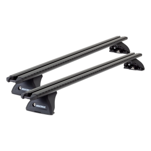 Yakima Black 2 Bar TrimHD Thru Bar Clamp Mount Crossbar Kit for Ford Focus RS 5dr Hatch (2016 - On)