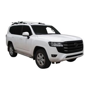 Prorack Silver 2 Bar Aero Through Bar kit to suit Toyota Land Cruiser 300 Series 5dr SUV (12/2021 - Current)