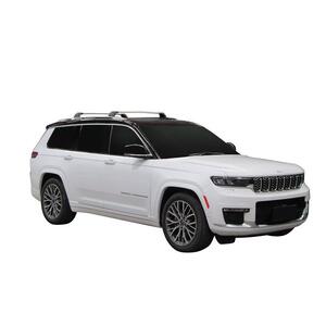 Prorack Silver 2 Bar Aero Flush Bar kit to suit Jeep Grand Cherokee L 5dr SUV (5/2022 - Current)