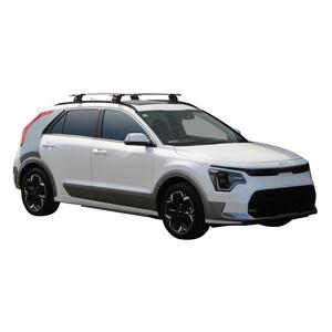 Prorack Black 2 Bar Aero Through Bar kit to suit Kia Niro 5dr SUV (8/2022 - Current)