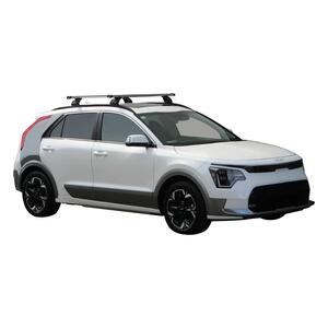 Prorack Black 2 Bar Heavy Duty Through Bar kit to suit Kia Niro 5dr SUV (8/2022 - Current)