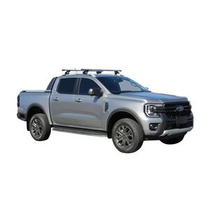 Prorack Black 2 Bar Heavy Duty Through Bar kit to suit Ford Ranger Wildtrak 4dr Ute (7/2022 - Current)