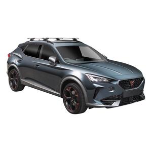 Prorack Silver 2 Bar Aero Through Bar kit to suit Cupra Formentor VZx 5dr SUV (10/2022 - Current)