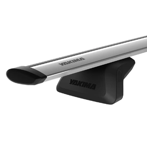 Yakima Silver 2 Bar JetStream Thru Bar Flush Rail Mount Crossbar Kit for Lexus UX 5dr SUV (02/2019 - On)