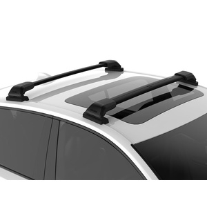 Yakima Black 2 Bar JetStream Flush Bar Fixed Point Mount Crossbar Kit for Mazda CX-30 5dr SUV (02/2020 - On)