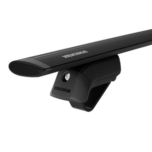 Yakima Black 2 Bar JetStream Thru Bar Rail Mount Crossbar Kit for Holden Equinox 5dr SUV (12/2017 - 2020)