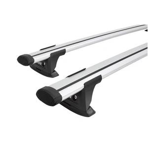 Prorack Silver 2 Bar Aero Through Bar kit to suit Volkswagen Amarok Double Cab 4dr Ute (5/2023 - Current)