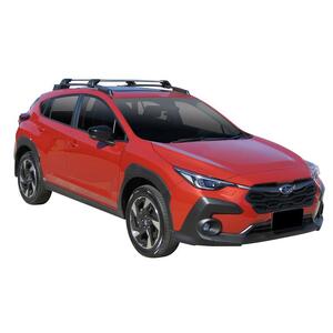 Prorack Black 2 Bar Aero Flush Bar kit to suit Subaru Crosstrek 5dr SUV (2023 - Current)