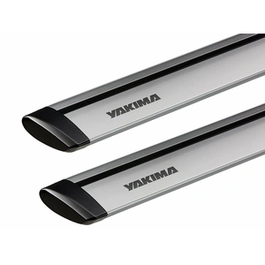 Yakima Silver 2 Bar JetStream Thru Bar Track Mount Crossbar Kit for Toyota HiLux Rogue (Rear Cargo) 4dr Ute (2021 - On)