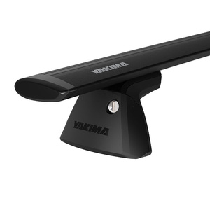 Yakima Black 2 Bar JetStream Thru Bar Clamp Mount Crossbar Kit for Volkswagen Passat Mk6 4dr Sedan (03/2006 - 09/2015)