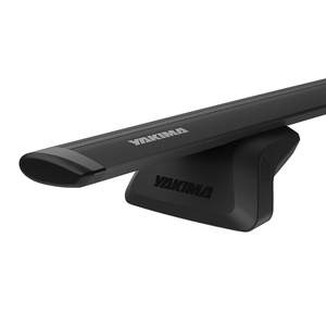 Yakima Black 2 Bar JetStream Thru Bar Flush Rail Mount Crossbar Kit for Mercedes-Benz E-Class 5dr Wagon (2016 - On)