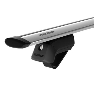 Yakima Silver JetStream Thru Bar Rail Mount Crossbar Kit for Holden Colorado Z71 4dr Ute (10/2016 - 2020)