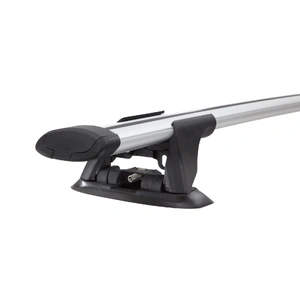 Yakima Silver Aero Thru Bar Flush Rail Mount Crossbar Kit for MG HS 5dr SUV (09/2024 - On)